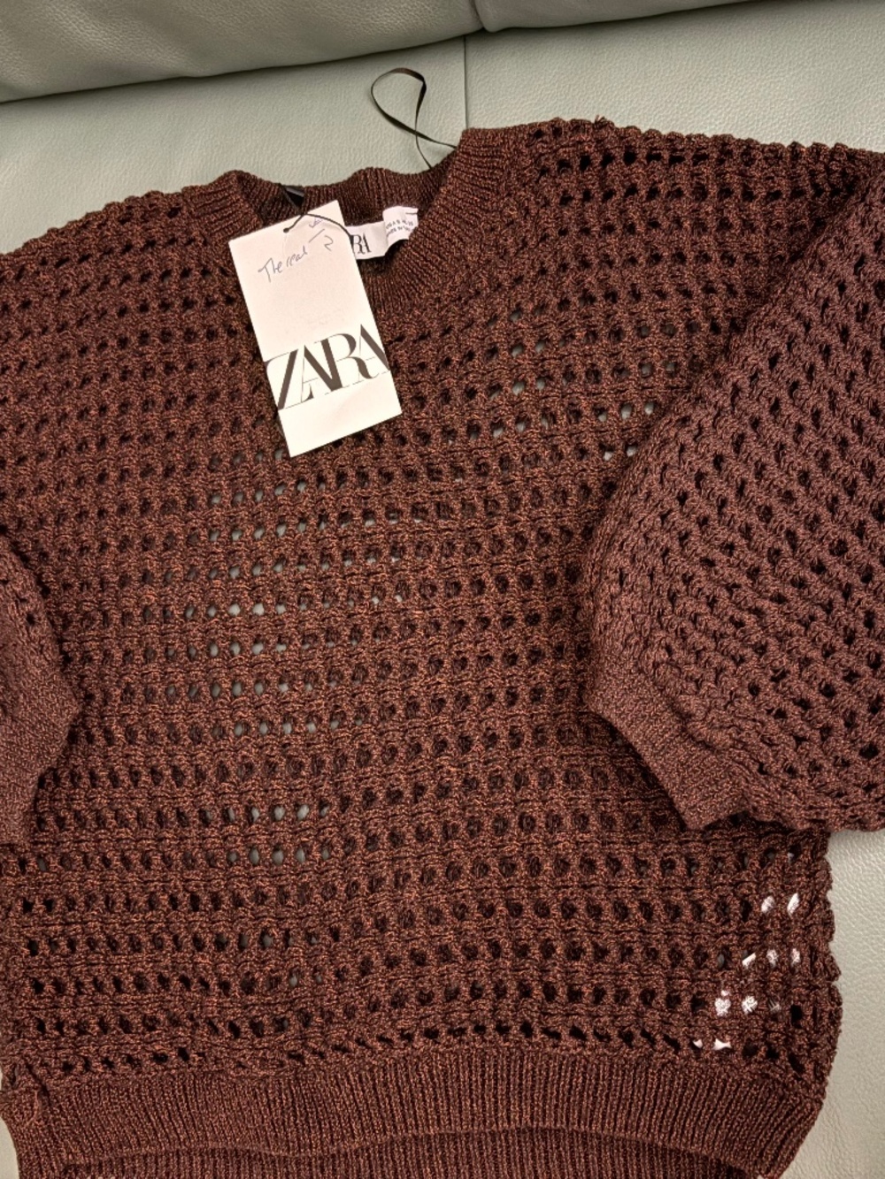 Zara Crochet Sweater